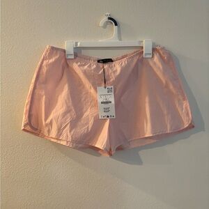 New with tags pink Zara shorts size L
